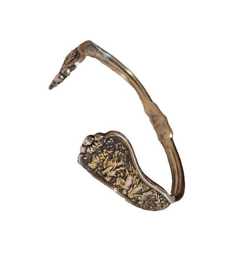 Antique Sterling Silver Spoon Braclet 1800s
