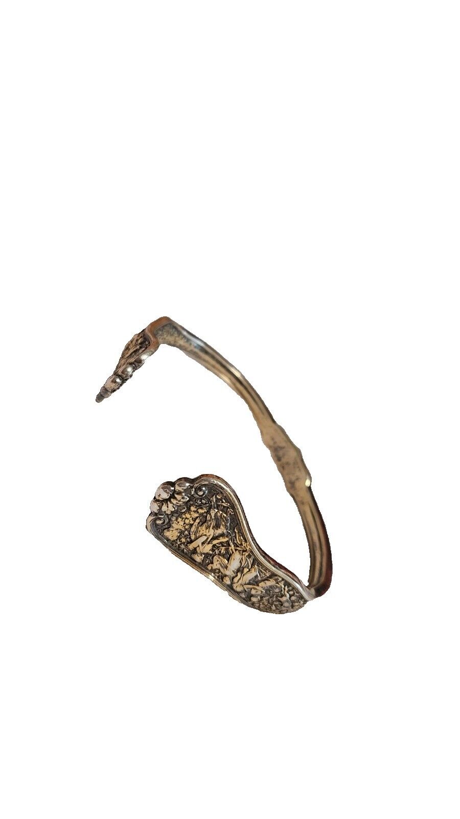 Antique Sterling Silver Spoon Braclet 1800s