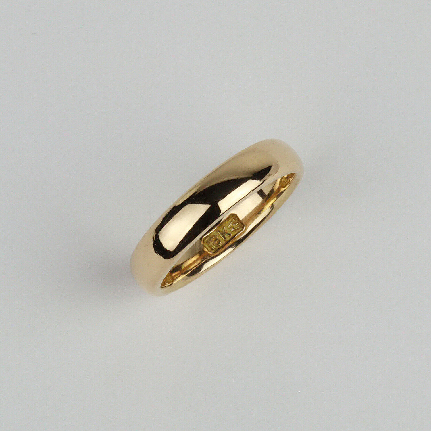 Antique (1900's) 18k Yellow Gold Women's 4mm Band Ring Size 7