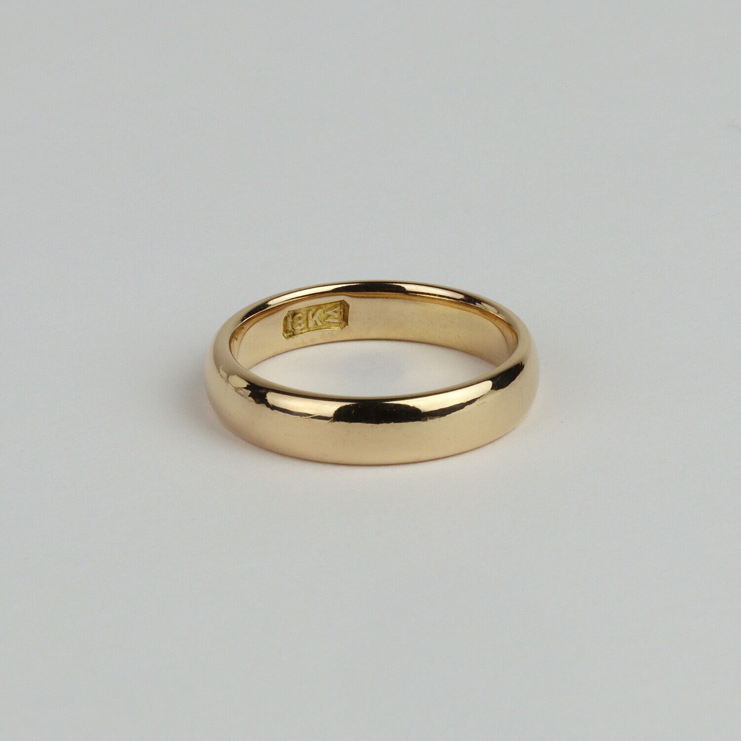 Antique (1900's) 18k Yellow Gold Women's 4mm Band Ring Size 7