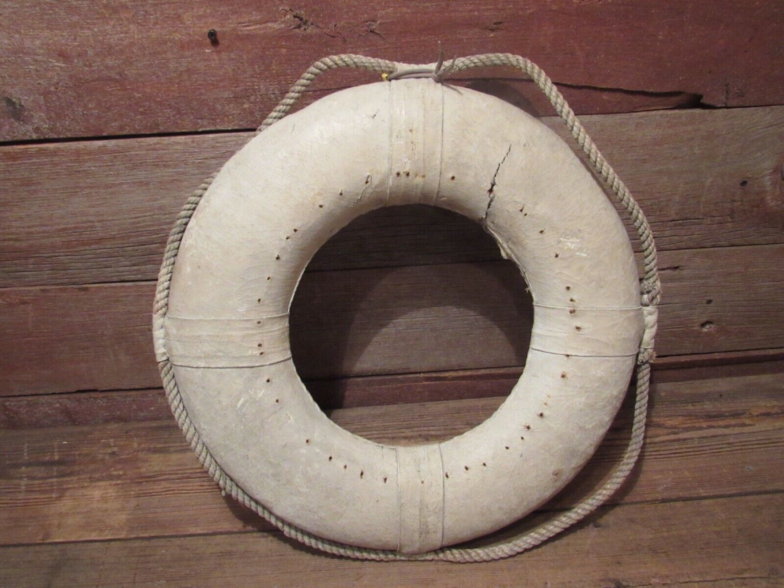 Antique Vintage Early 1900's FRANCES MII Life Preserver Ring Bouy Boat Ship