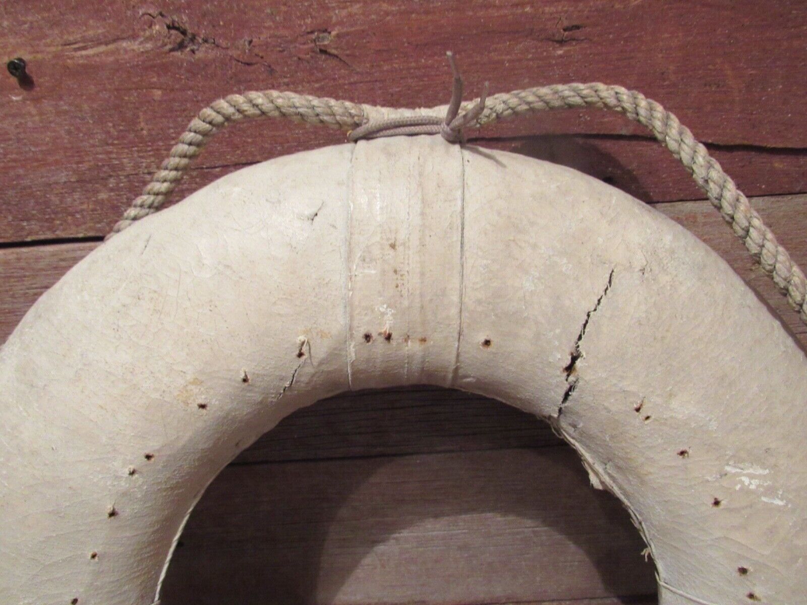 Antique Vintage Early 1900's FRANCES MII Life Preserver Ring Bouy Boat Ship