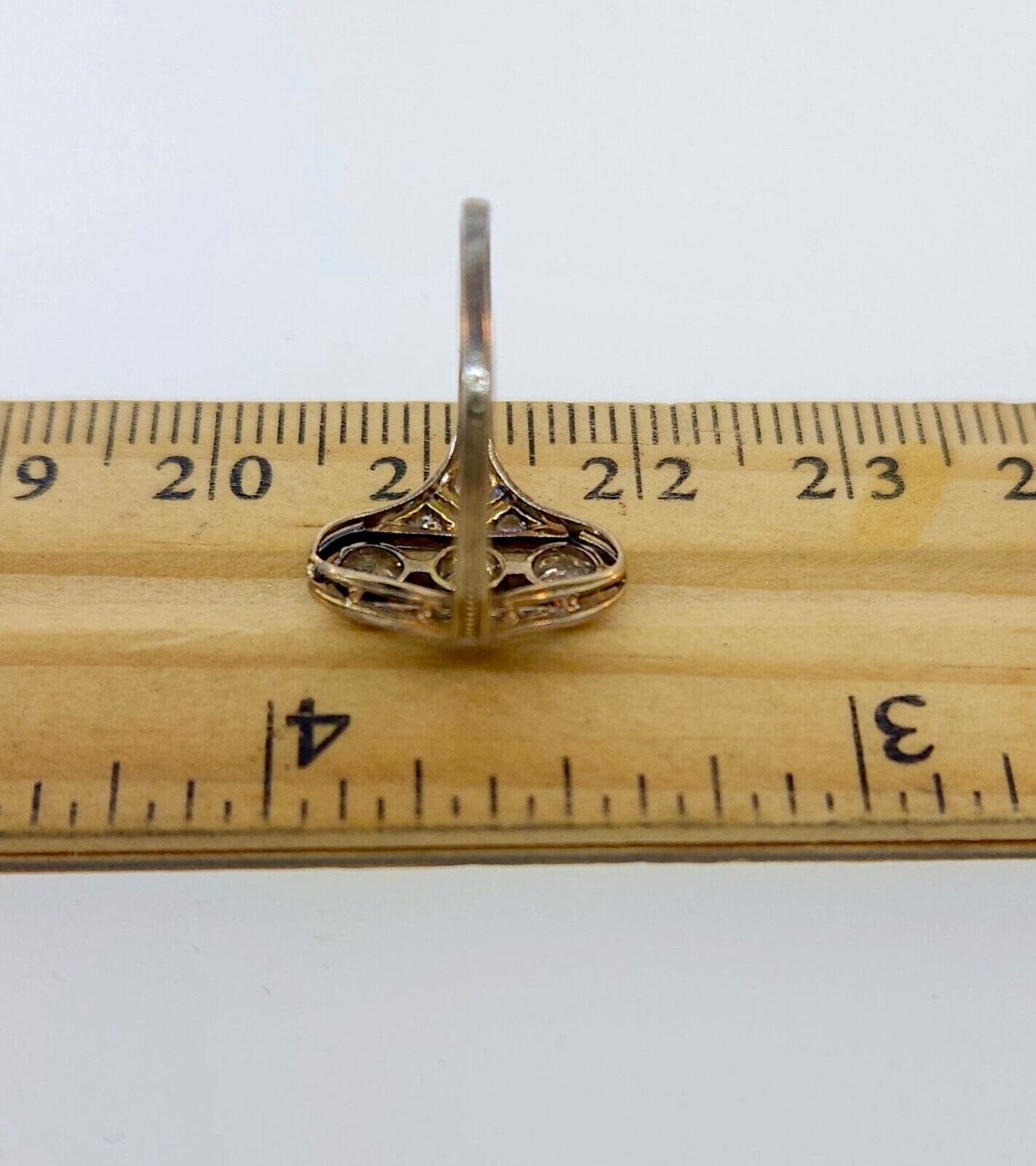 Antique Edwardian 1900's 14k Diamond Ring