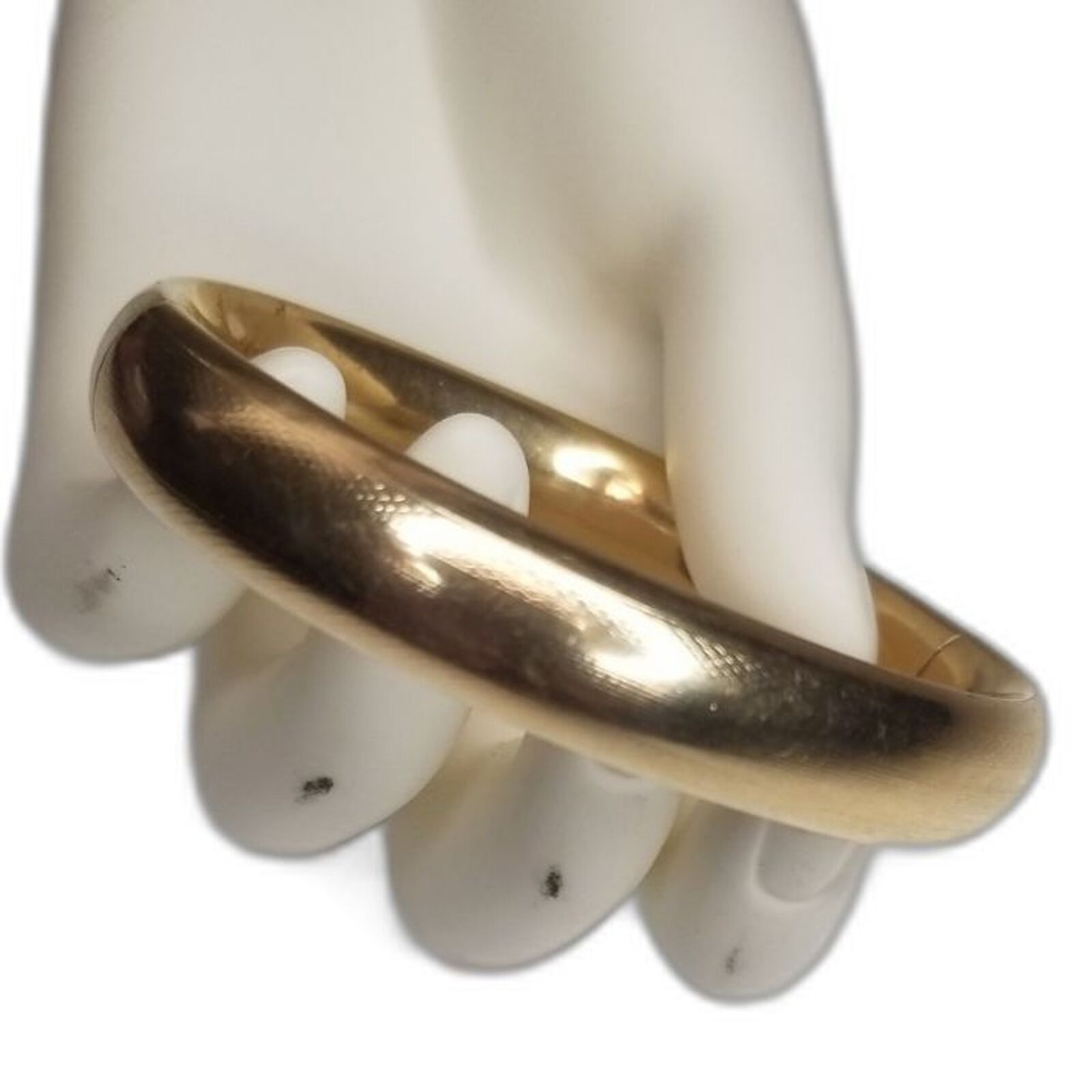 1900s Antique Etched Hidden Clasp Bangle Bracelet Gold Filled Signed H & H