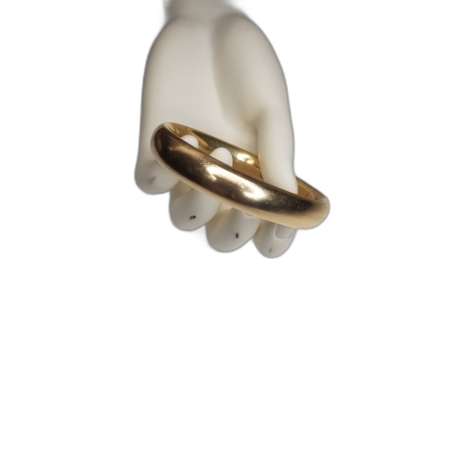 1900s Antique Etched Hidden Clasp Bangle Bracelet Gold Filled Signed H & H