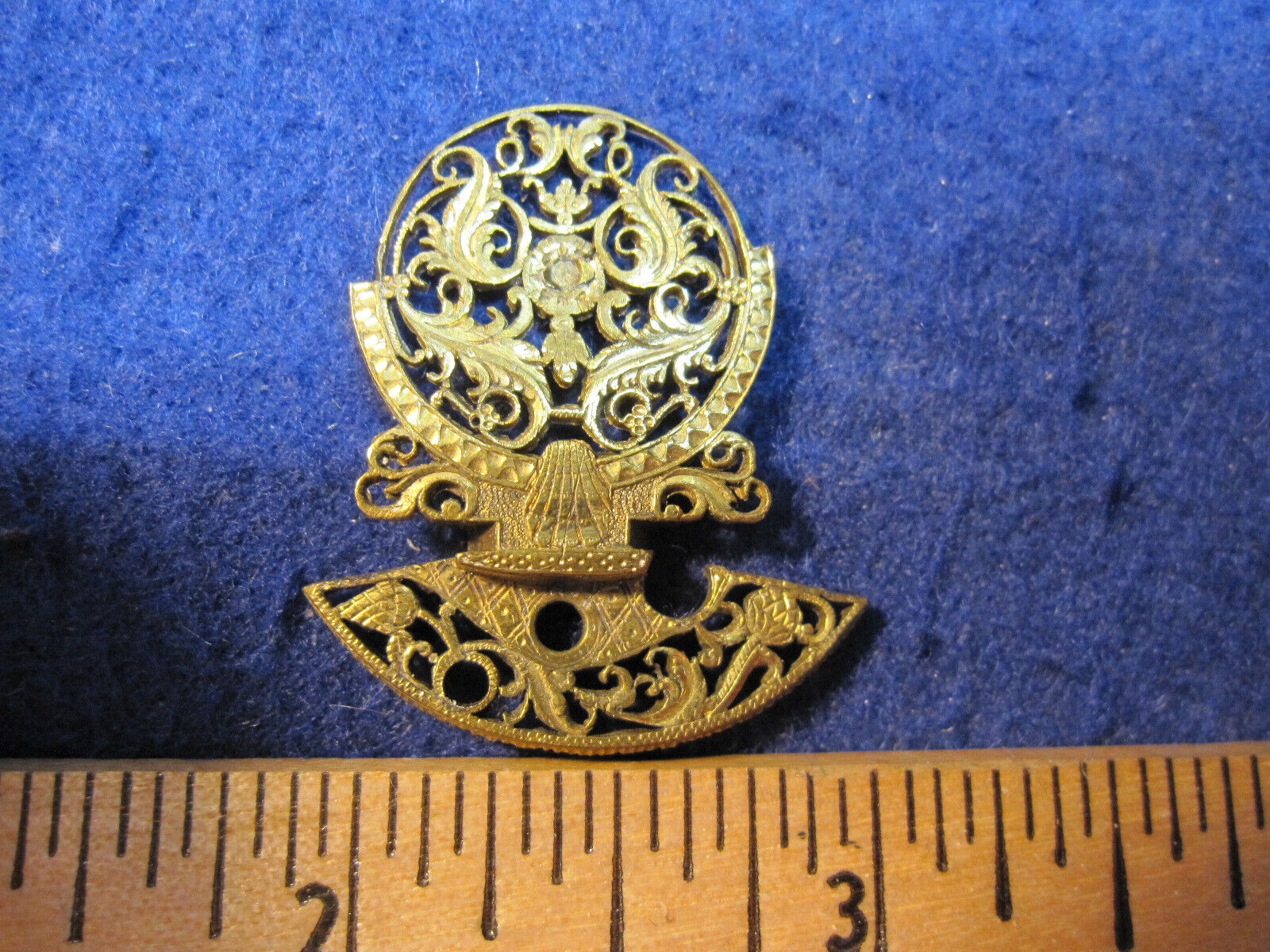 early to mid 1700s 18th century fancy pocket watch verge fusee balance cock