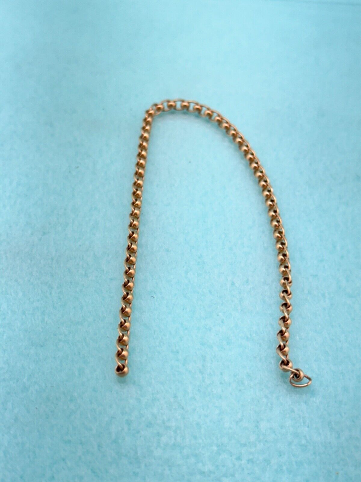 Antique - Early 1900's Beautiful Pocket Watch Chain Bracelet Chain - 5 grams