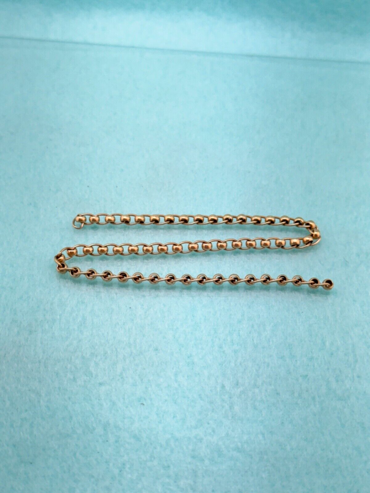 Antique - Early 1900's Beautiful Pocket Watch Chain Bracelet Chain - 5 grams