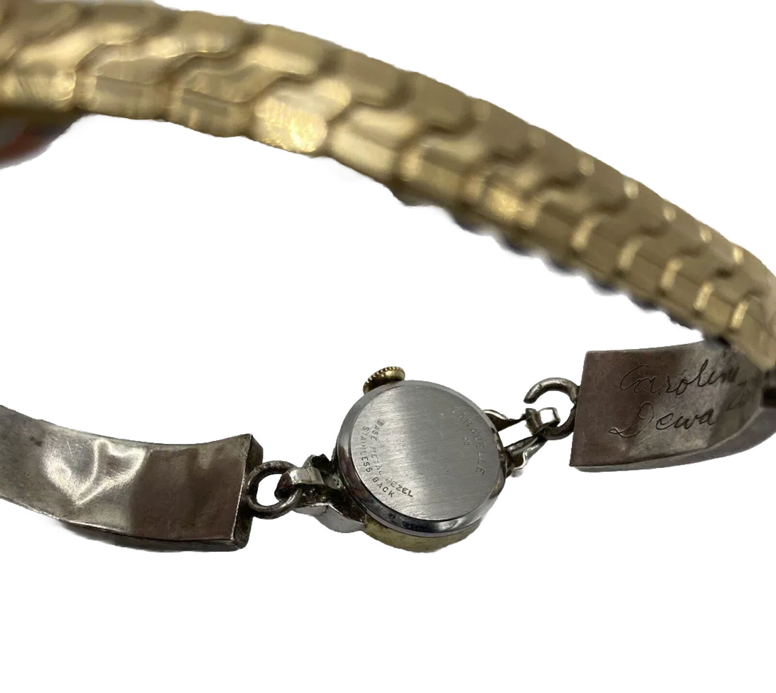 Mid 1900s  Native American Expandable Watch By Zuni Sterling Silver