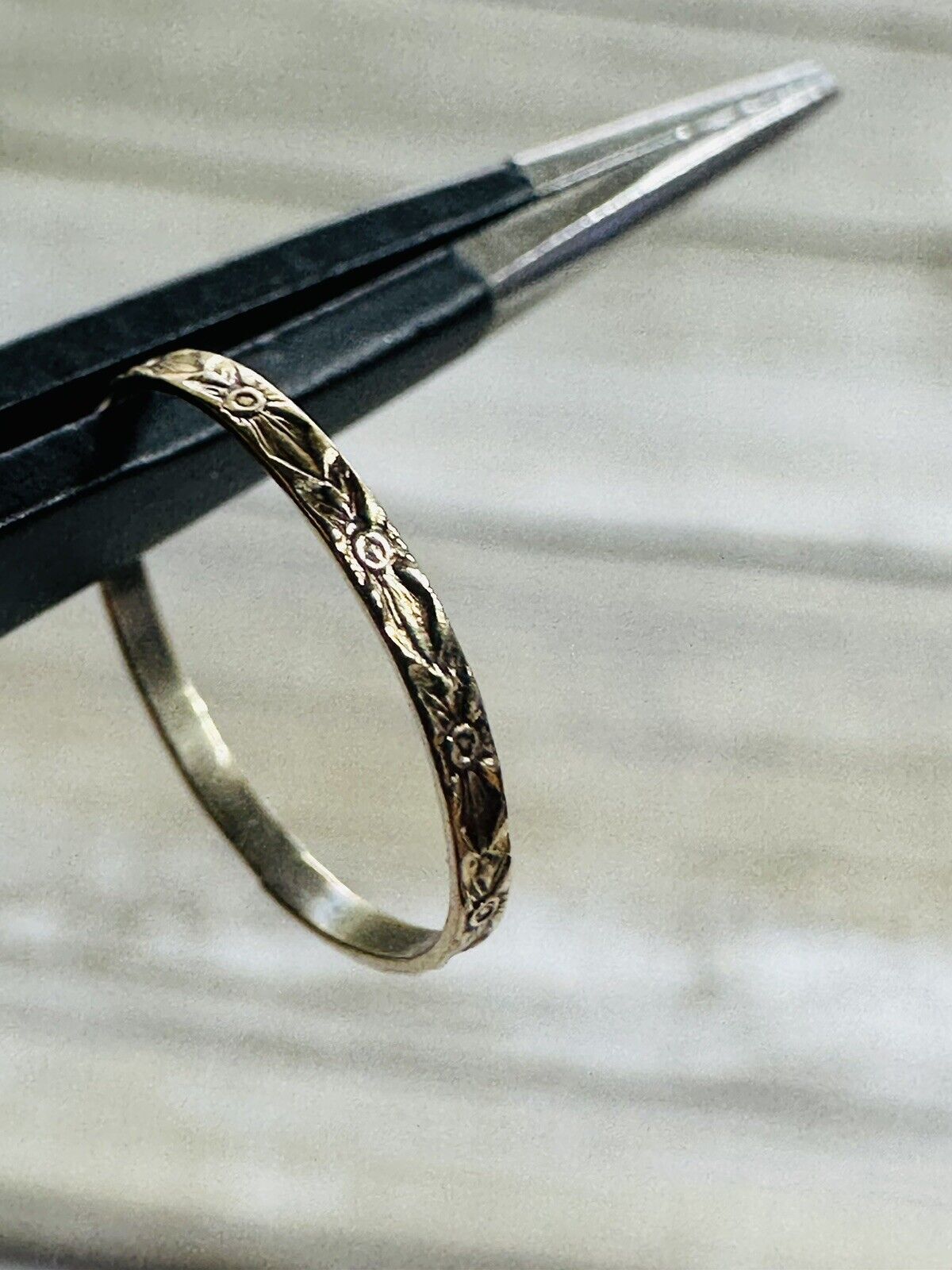 Antique Victorian Late 1800’s 10k Yellow Gold Eternity Infant Baby Toddler Ring