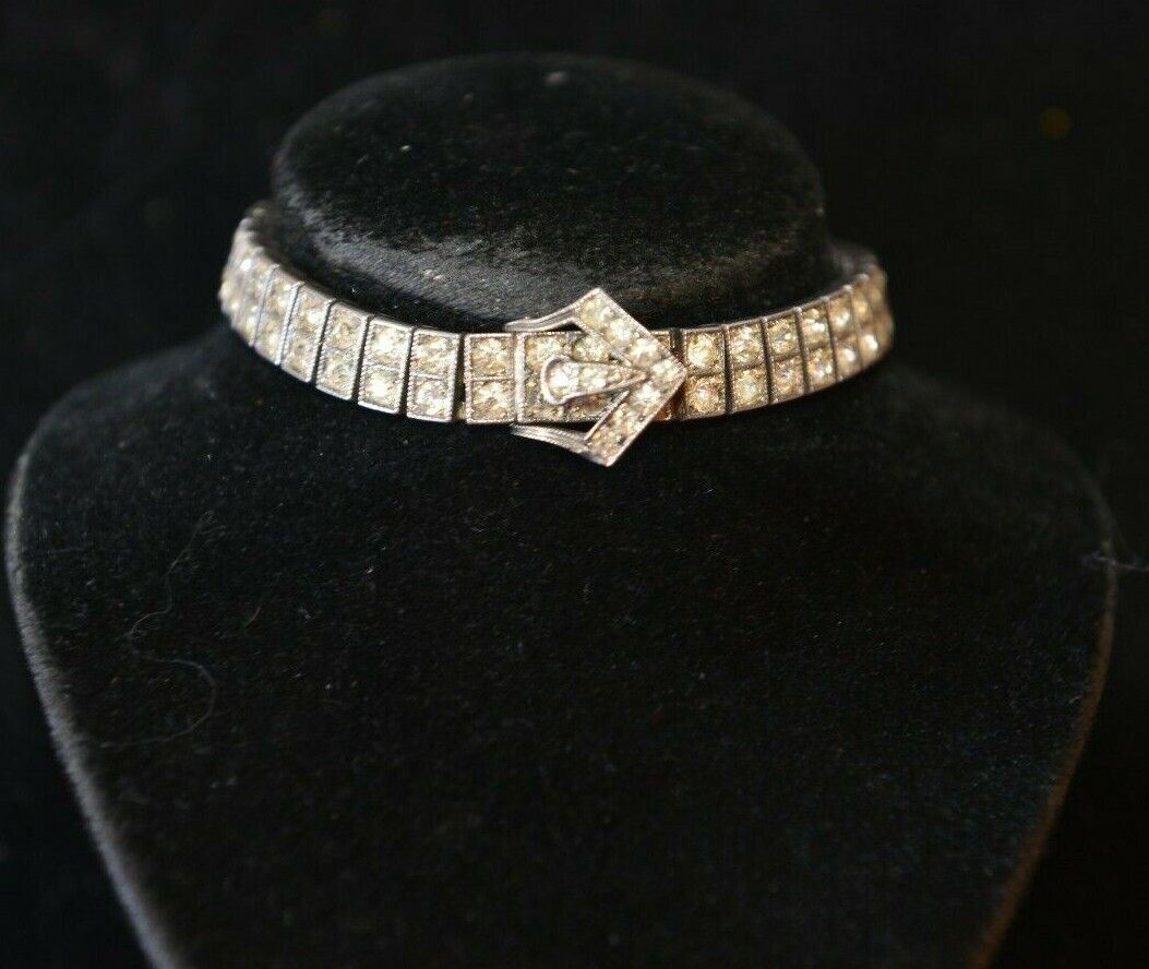 Early 1900's Art Nouveau/Art Deco  signed " STERLING DIAMONBAR PAT 3-20-17