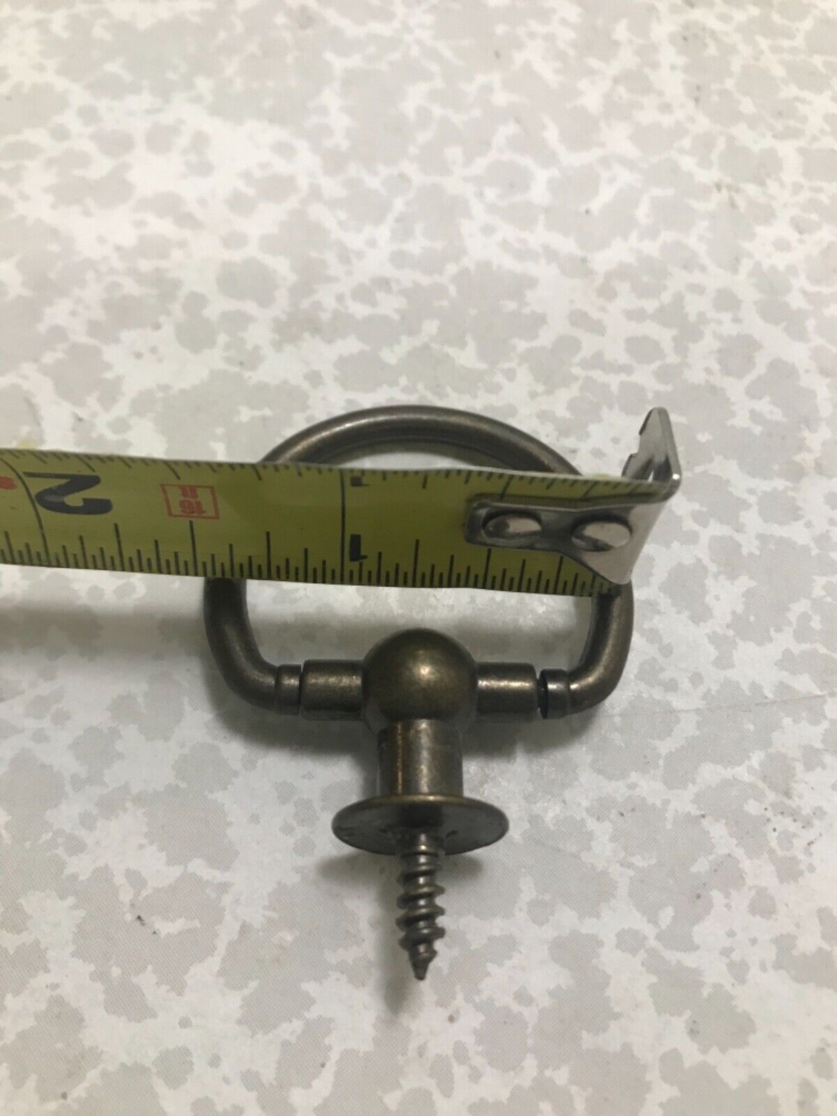 NICE 18th Century CHIPPENDALE  Period Reproduction DROP RING PULL AMERICANA!
