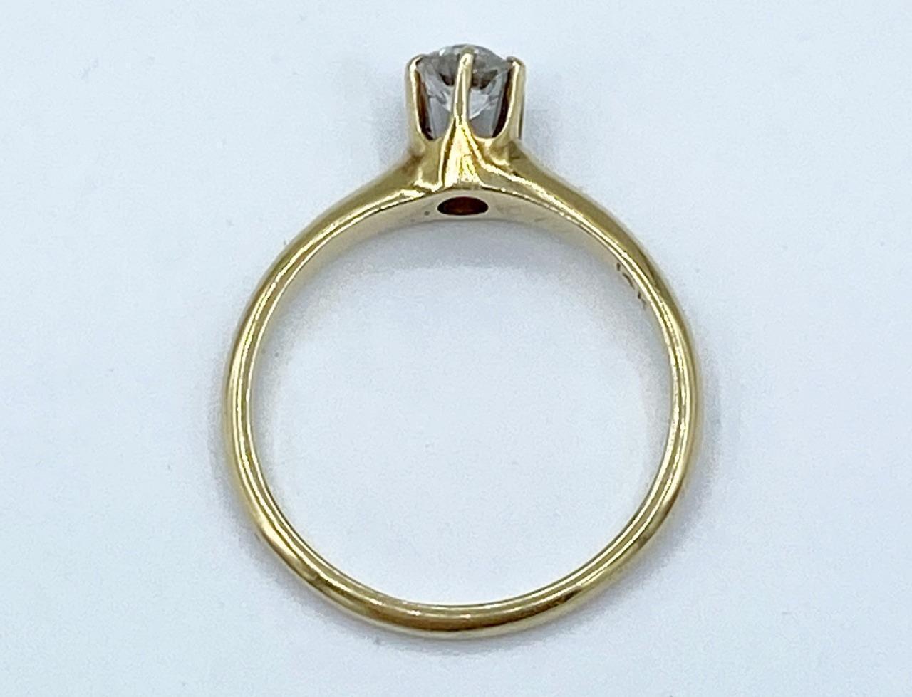 Antique 1900s Victorian European-Cut .40 pt Diamond Engagement Ring Sz 7 1/4