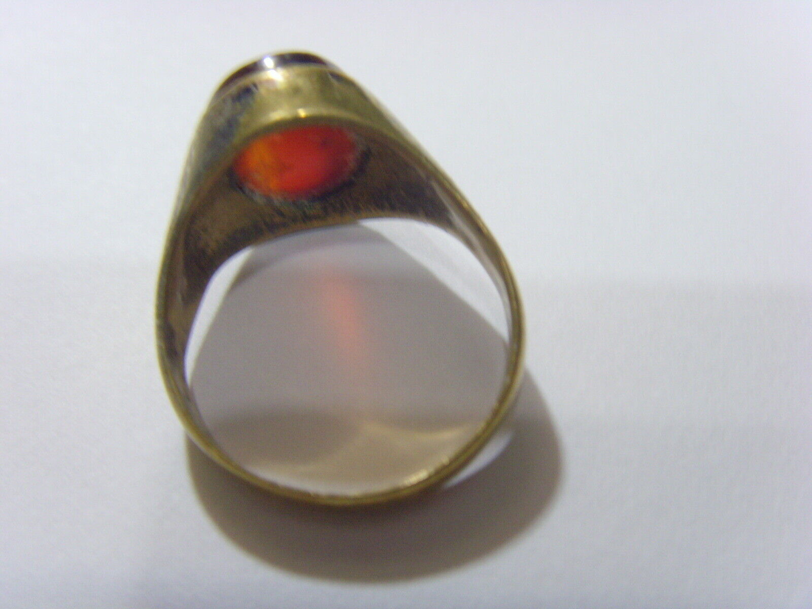 1700s antique tribal nomads wedding ring sz 9 central Asia Dagestan fv1718 