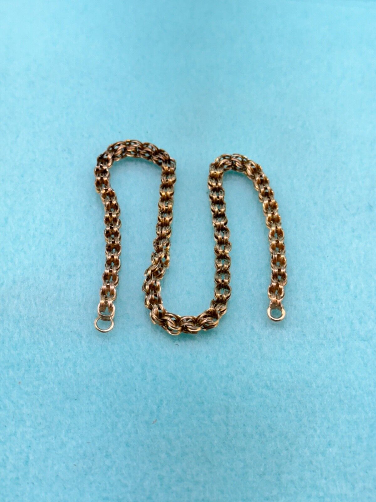 Antique - Late 1800's Beautiful Pocket Watch Chain Bracelet Chain - 8.4 grams