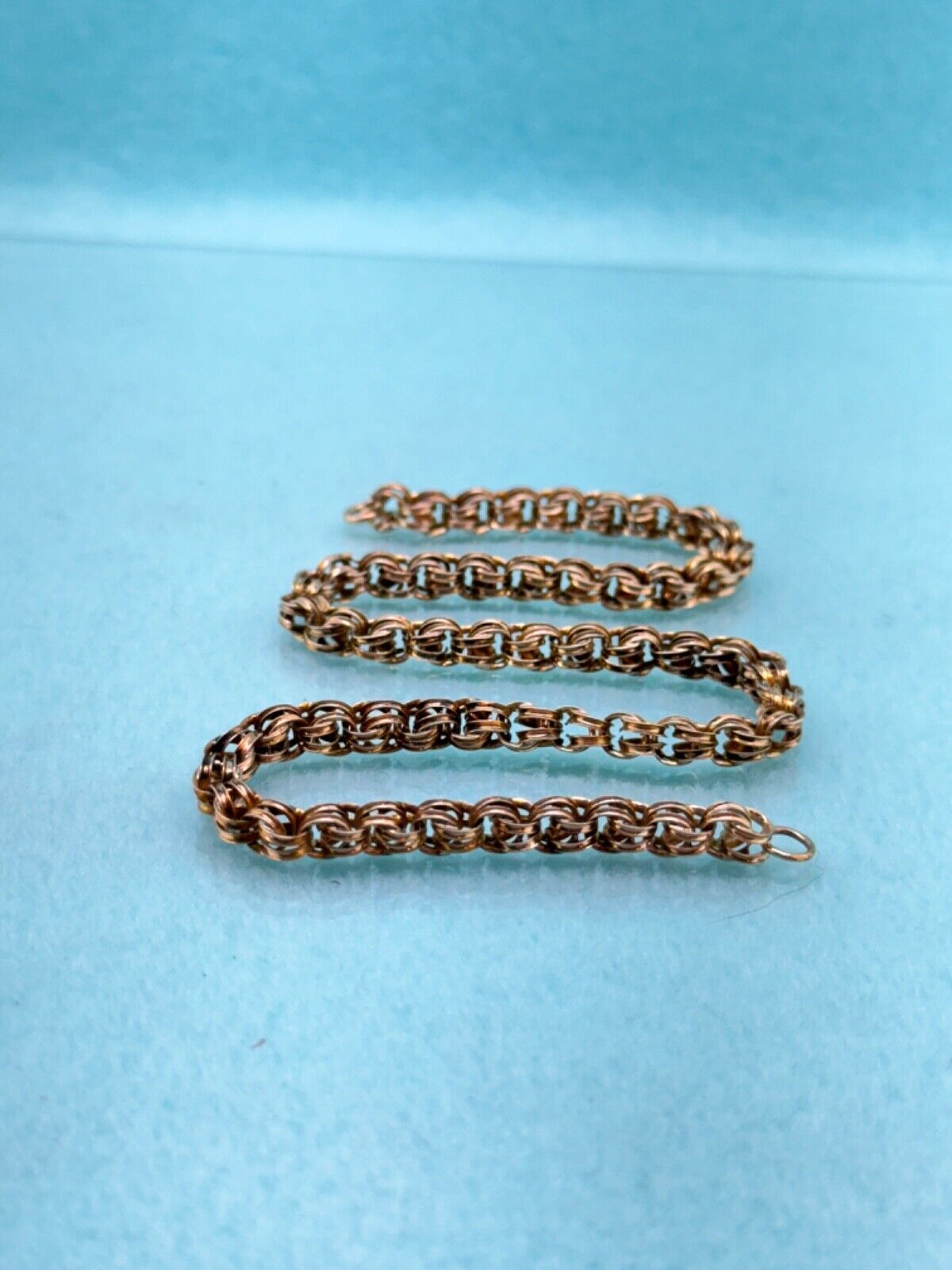 Antique - Late 1800's Beautiful Pocket Watch Chain Bracelet Chain - 8.4 grams