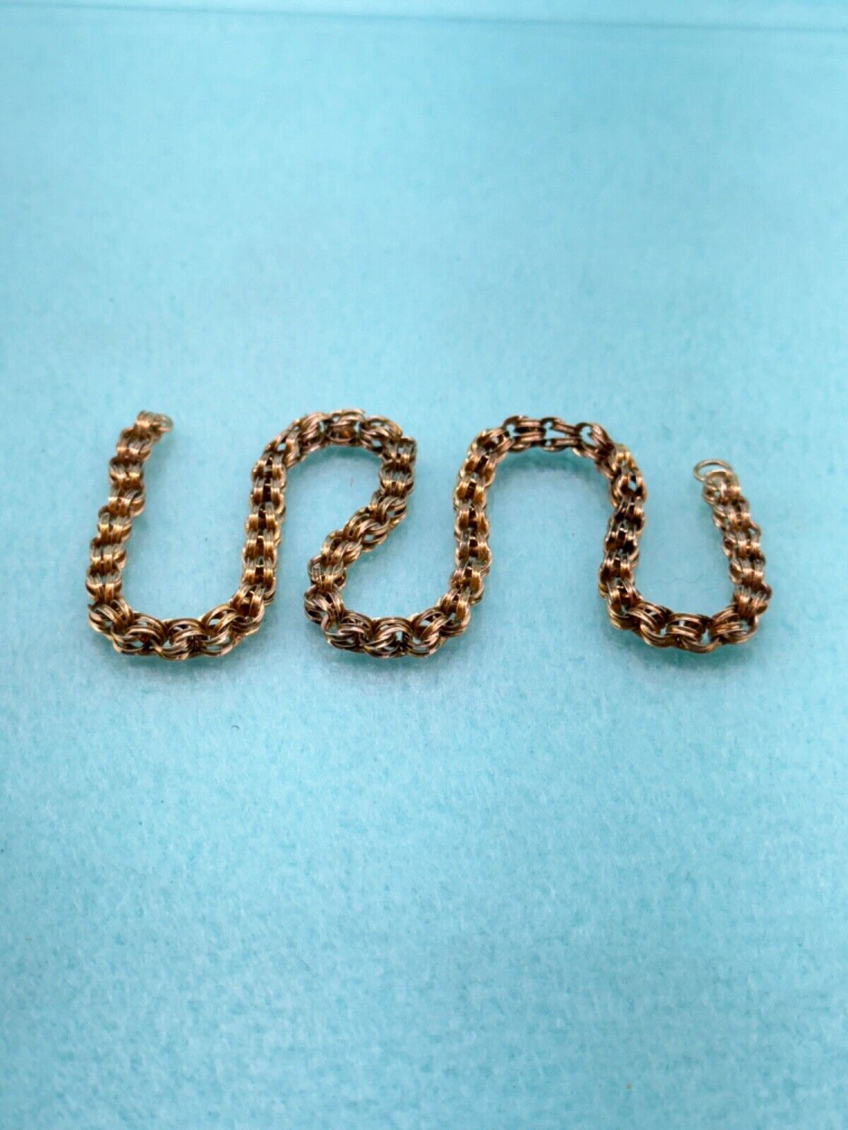 Antique - Late 1800's Beautiful Pocket Watch Chain Bracelet Chain - 8.4 grams