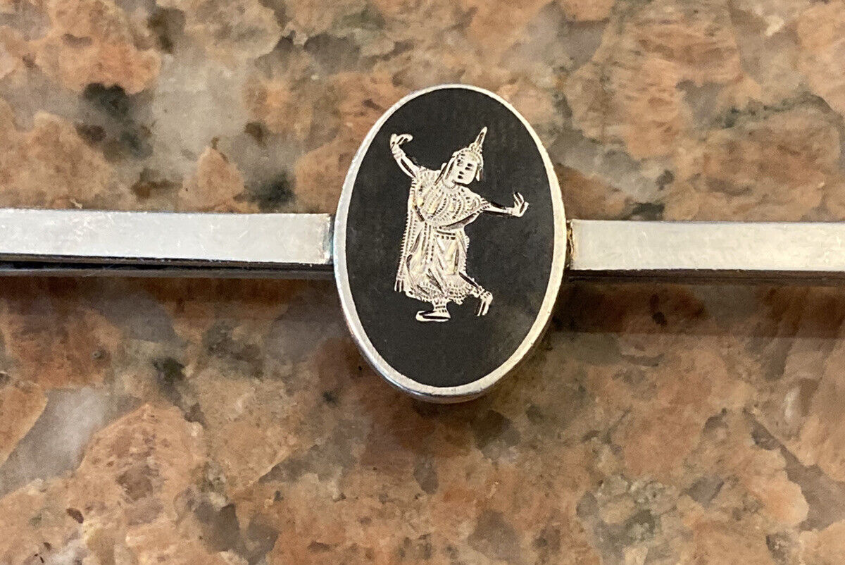 RARE mid 1800s Insiam Sterling Clip 8 Grams Siam Which Is Now Thailand