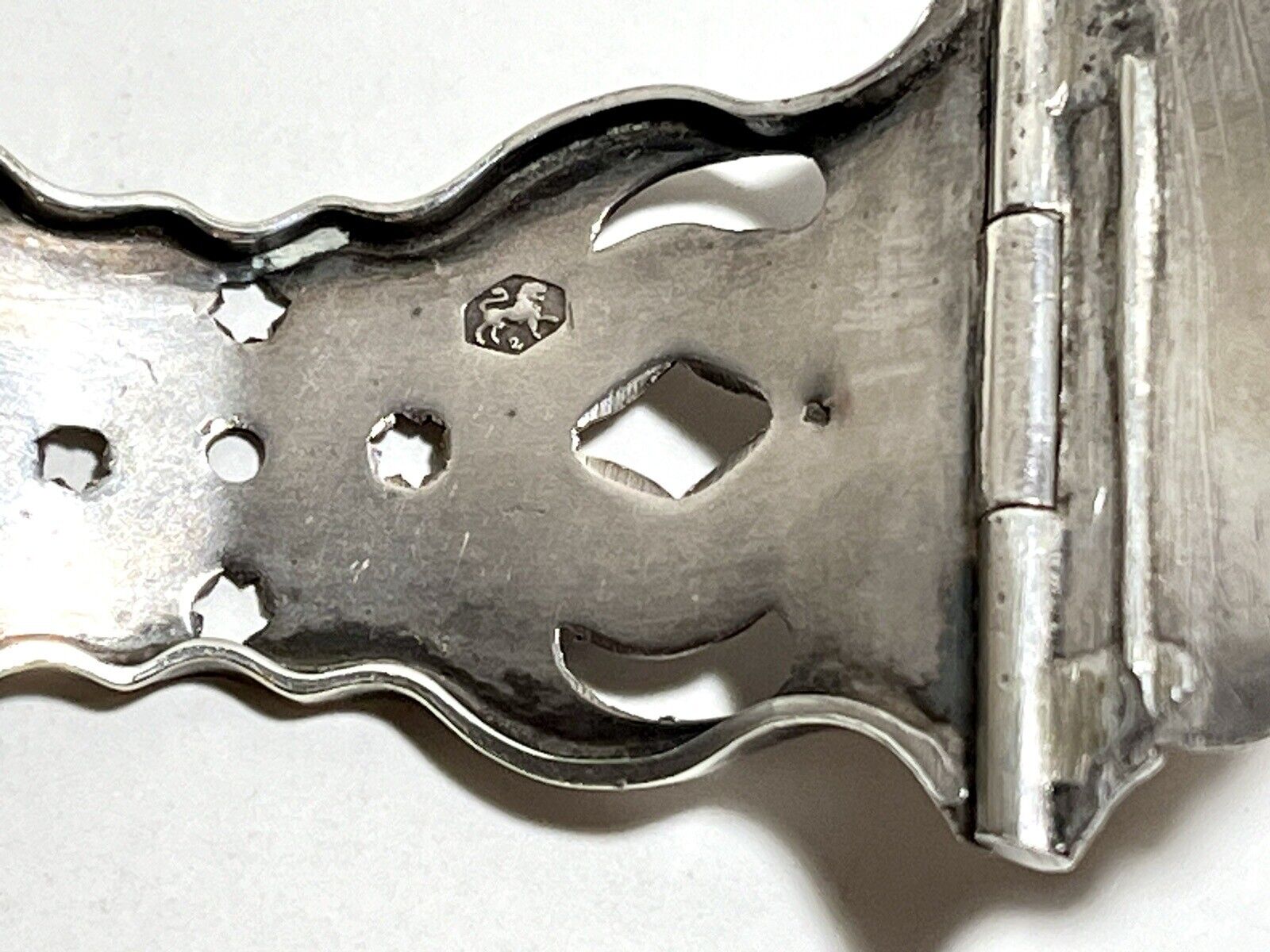 Antique 1800s Silver Dutch Cuff Bracelet Handcrafted