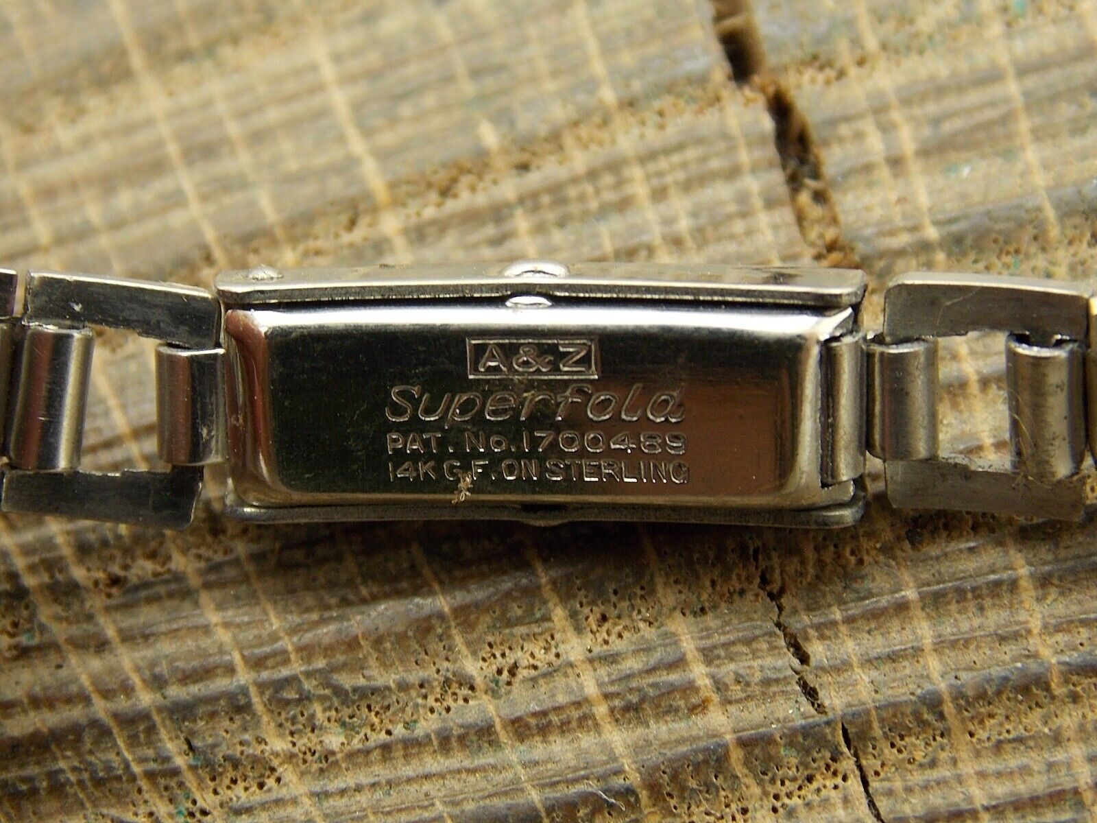 Vintage Watch Band early 1900s A&Z Superfold Gold Filled NOS Unused Ladies 7mm