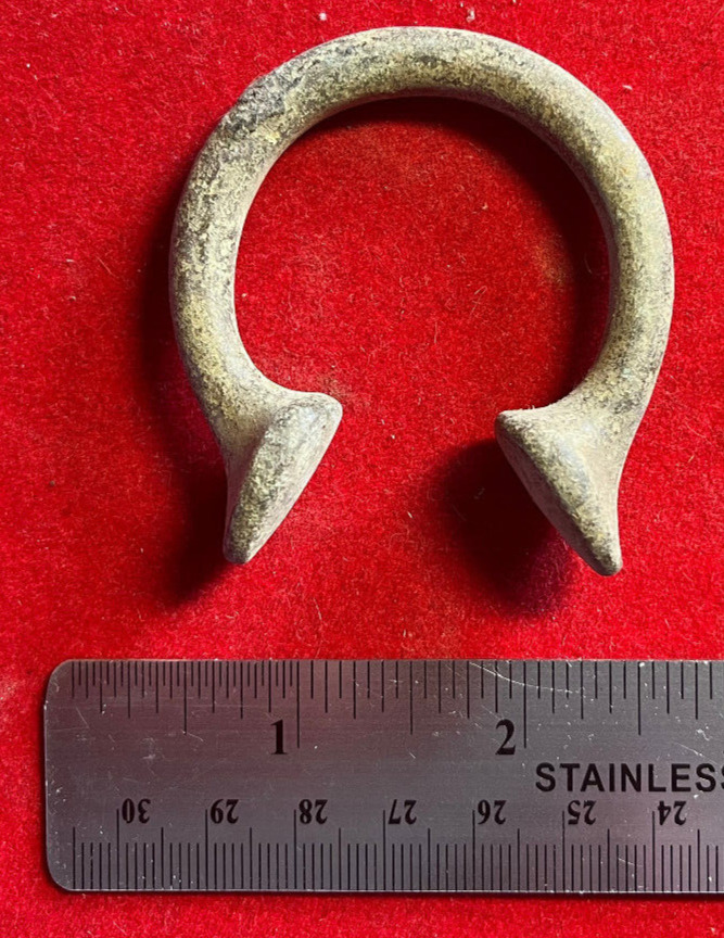 #A85 Bronze Manilla Slave Money Bracelet - used in West Africa 1500's to 1800's