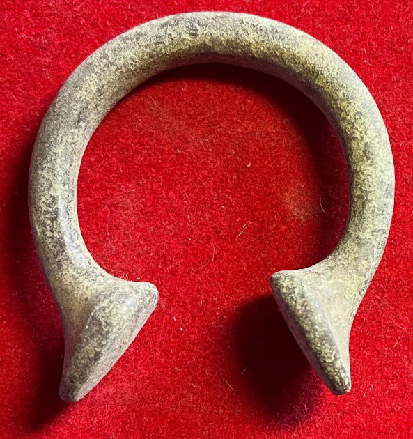 #A85 Bronze Manilla Slave Money Bracelet - used in West Africa 1500's to 1800's