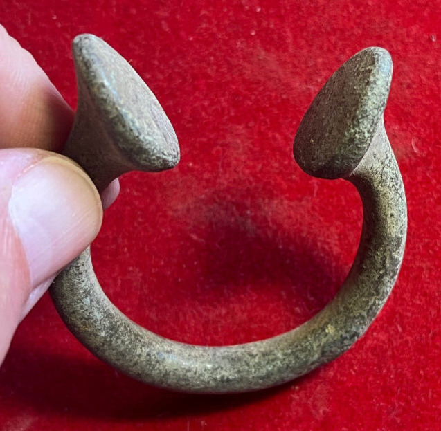 #A85 Bronze Manilla Slave Money Bracelet - used in West Africa 1500's to 1800's