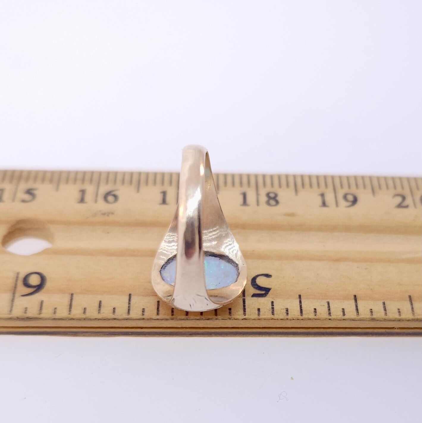 Antique 1800's Victorian 10k Yellow Gold Opal Ring