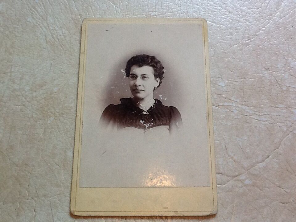 CDV AFRICAN AMERICAN, WOMAN WITH DIAMOND EARRINGS 1800's LOT