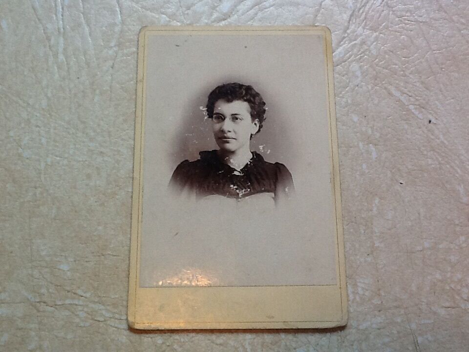 CDV AFRICAN AMERICAN, WOMAN WITH DIAMOND EARRINGS 1800's LOT 