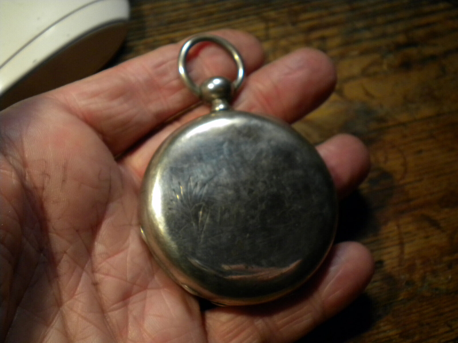 1800S-SOLID SILVER-18-SIZE--55mm-LUTZ BROS.HUNTER- POCKETWATCH CASE