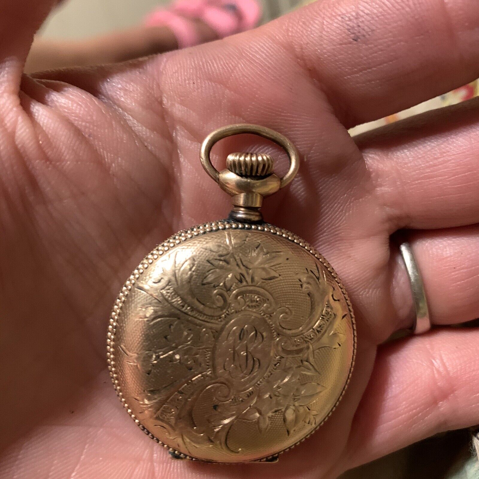 Rare Elgin Gold Pocket Watch Late 1800’s Antique Watch