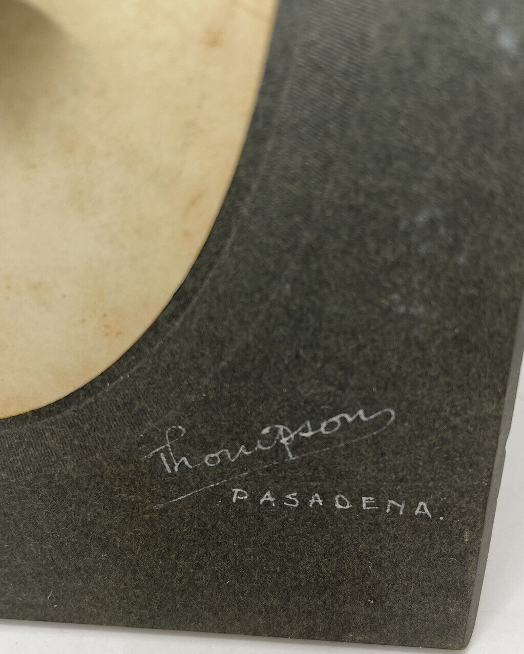 Caninet Card 1800s Beautiful Young Woman  w Earrings Pasadena Ephemera