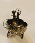 Early 1800s German Silver Master Salt with Hallmarks