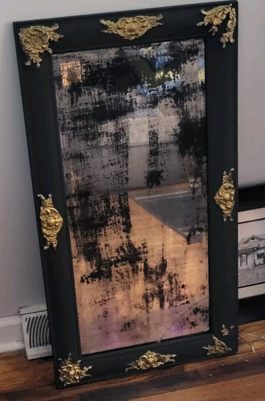 Victorian Gothic Mirror from the Late 1800s