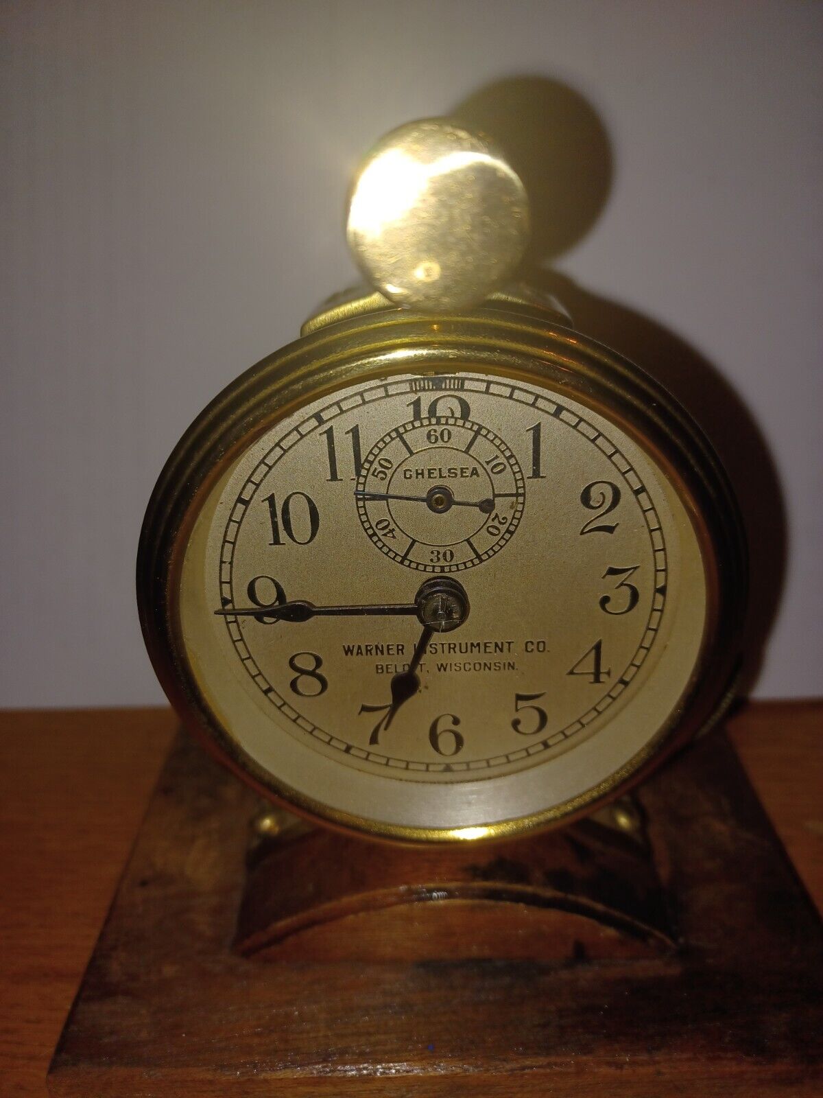 Early 1900's Warner Instrument Co. Clock in Antiques