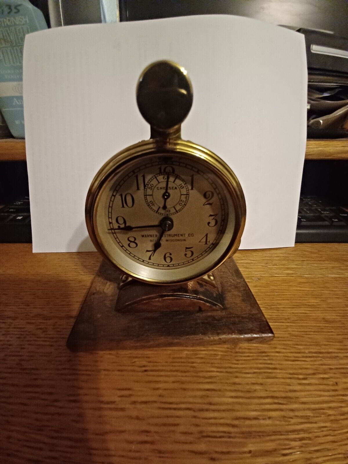 Early 1900's Warner Instrument Co. Clock in Antiques