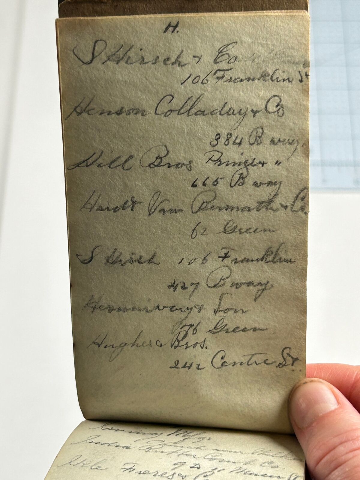 Vintage Address Books Early 1900s CT?