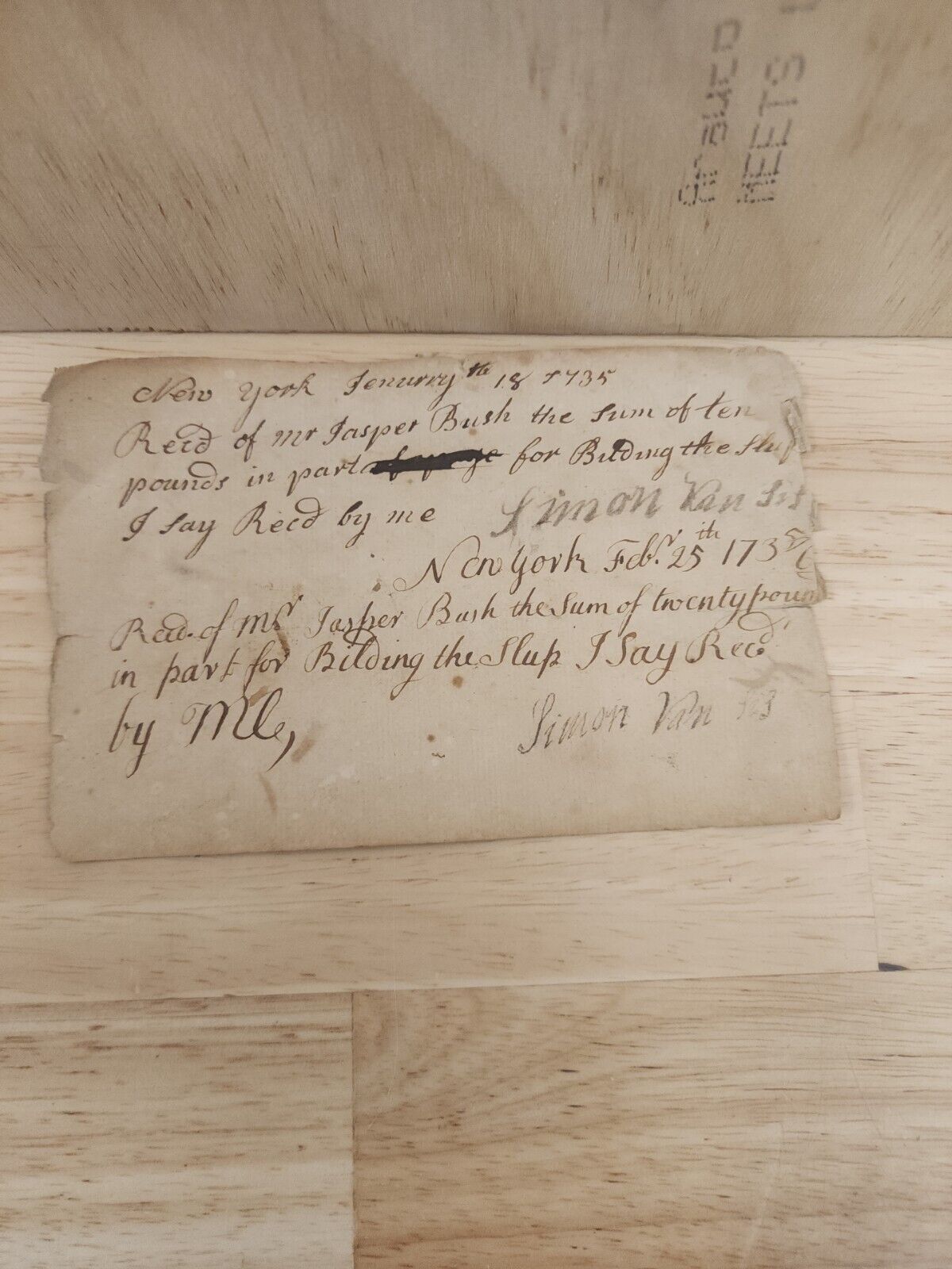 1700s Ephemera 