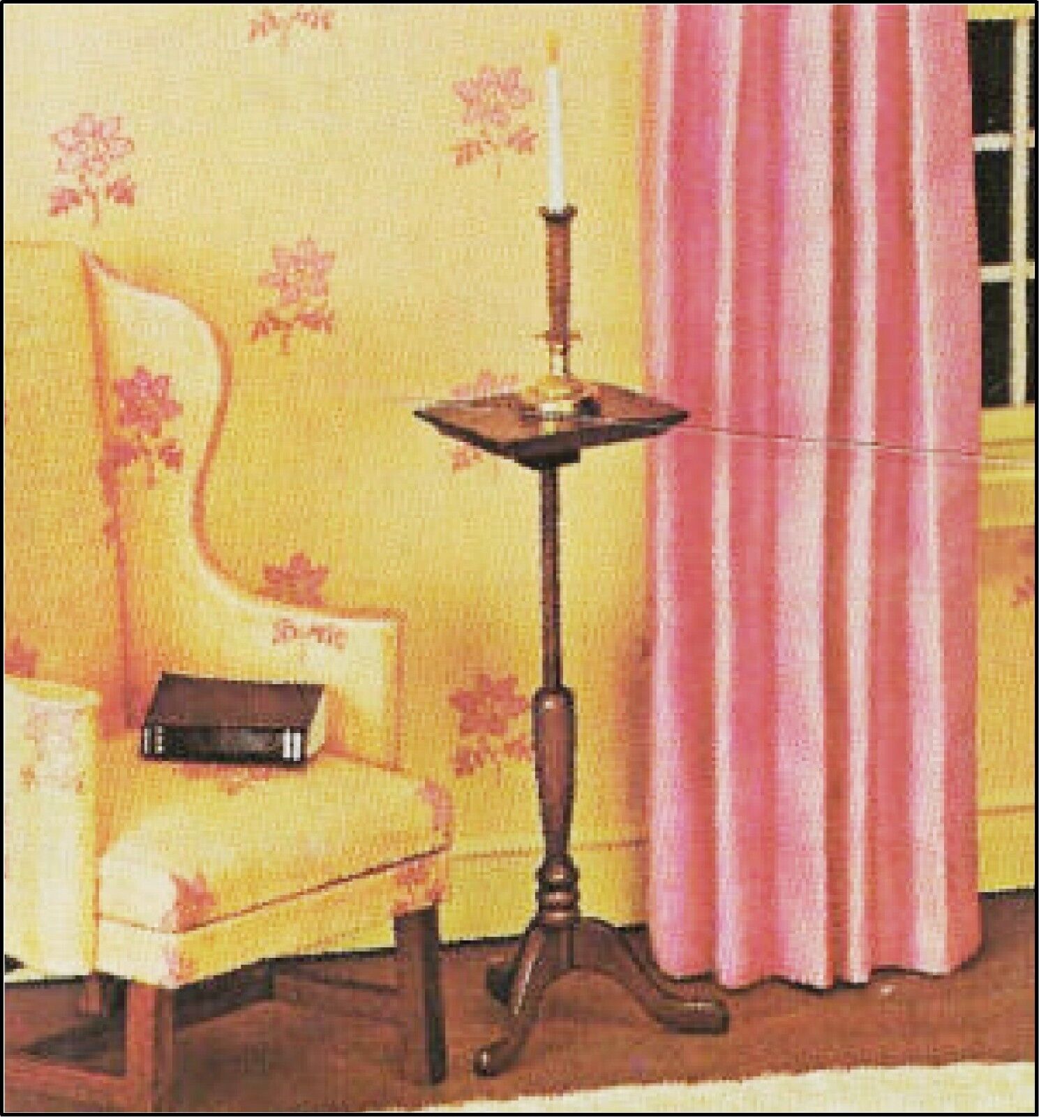 1:12 scale House of Miniatures Queen Anne Candle Stand 1700's NEW in sealed box