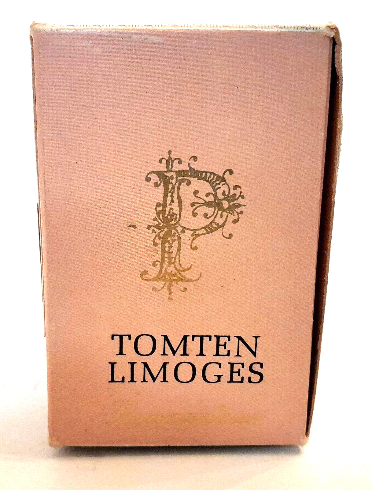 Limoges Porcelain Orange Candle Votive Cups (set of 3)  Design is 1700's Couple