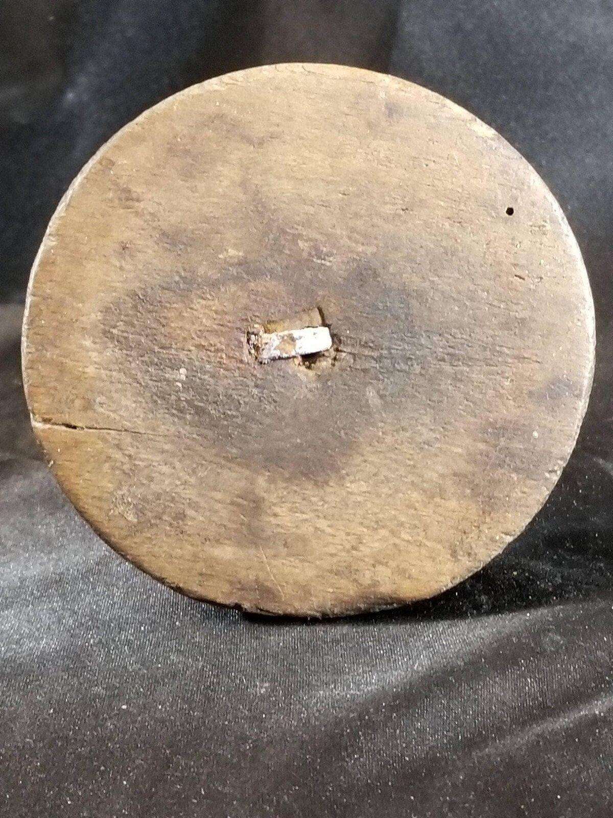 18th Century Spiraled Iron Candlestick with Impressed Makers Mark