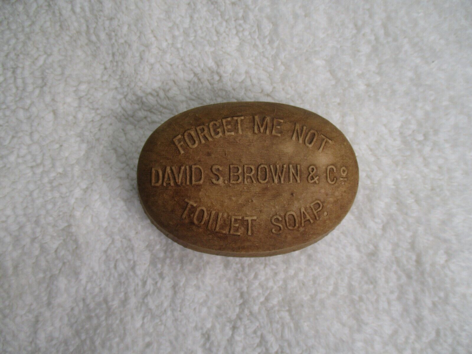 David S. Brown & Company toilet soap container made in the 1800s