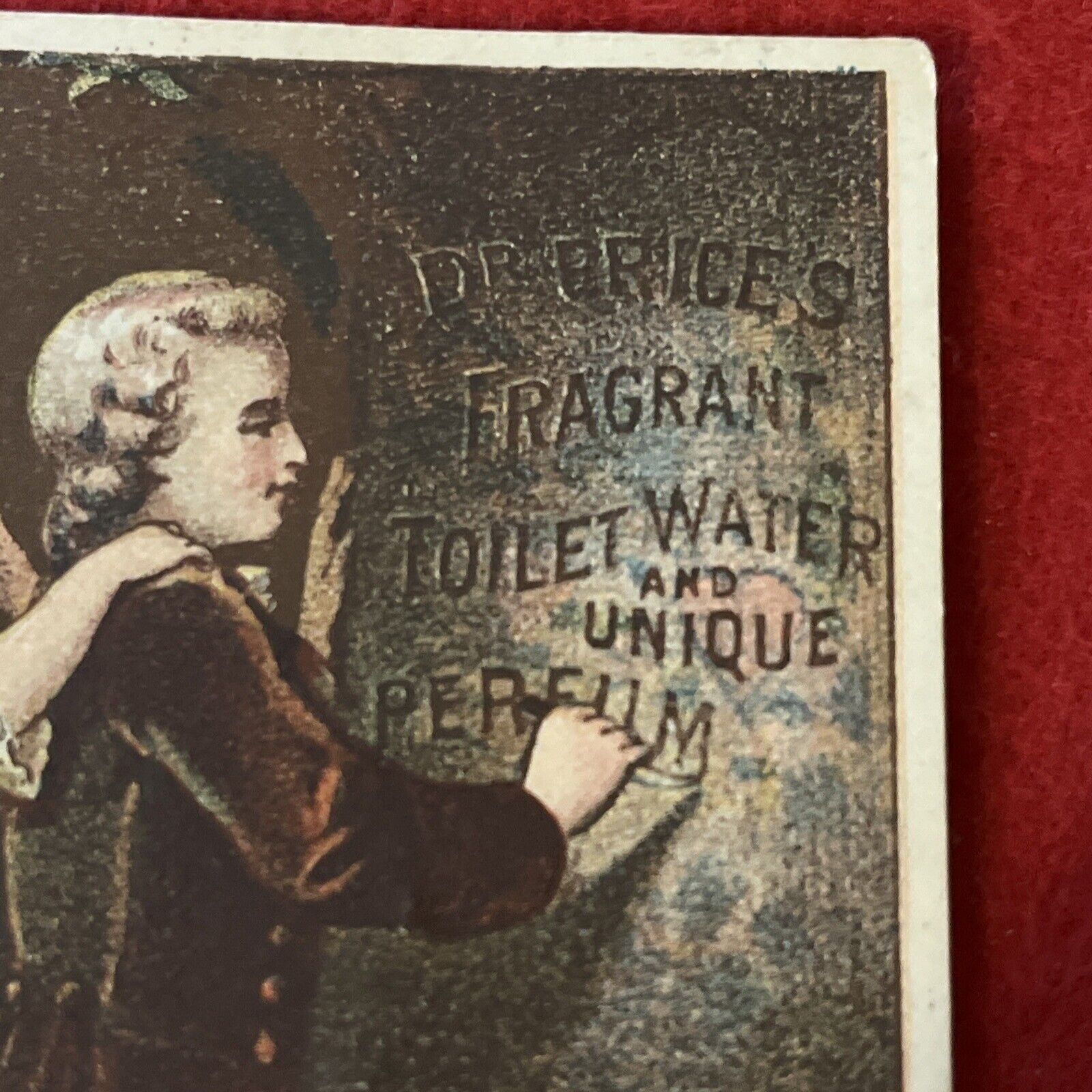 1800s Era STEELE & PRICE PERFUMERS Victorian Era Trade Card “Toilet Water” G Con