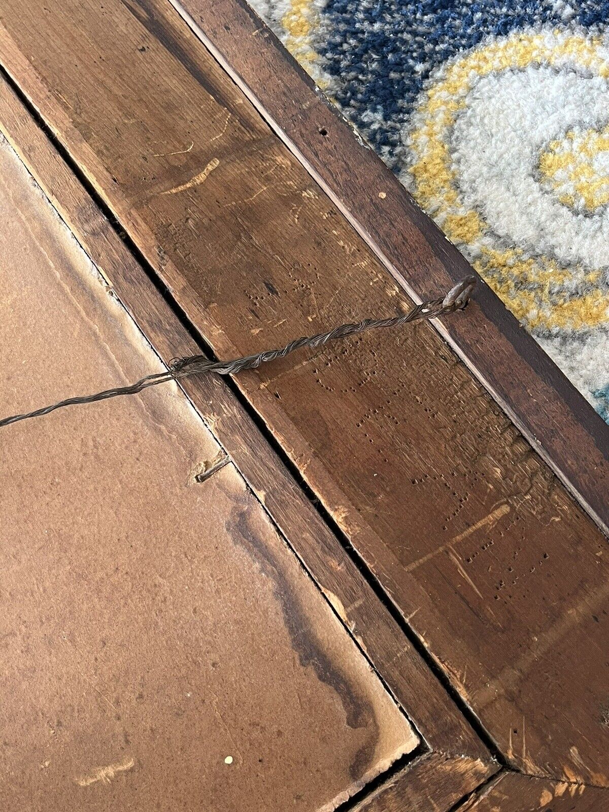 Late 1800s Flame Mahogany Vanity Wall Mirror