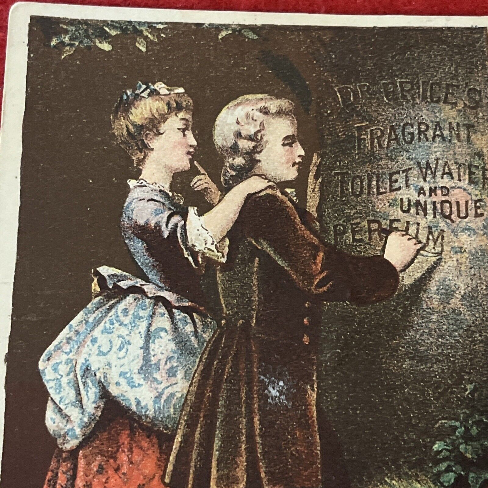 1800s Era STEELE & PRICE PERFUMERS Victorian Era Trade Card “Toilet Water” G Con