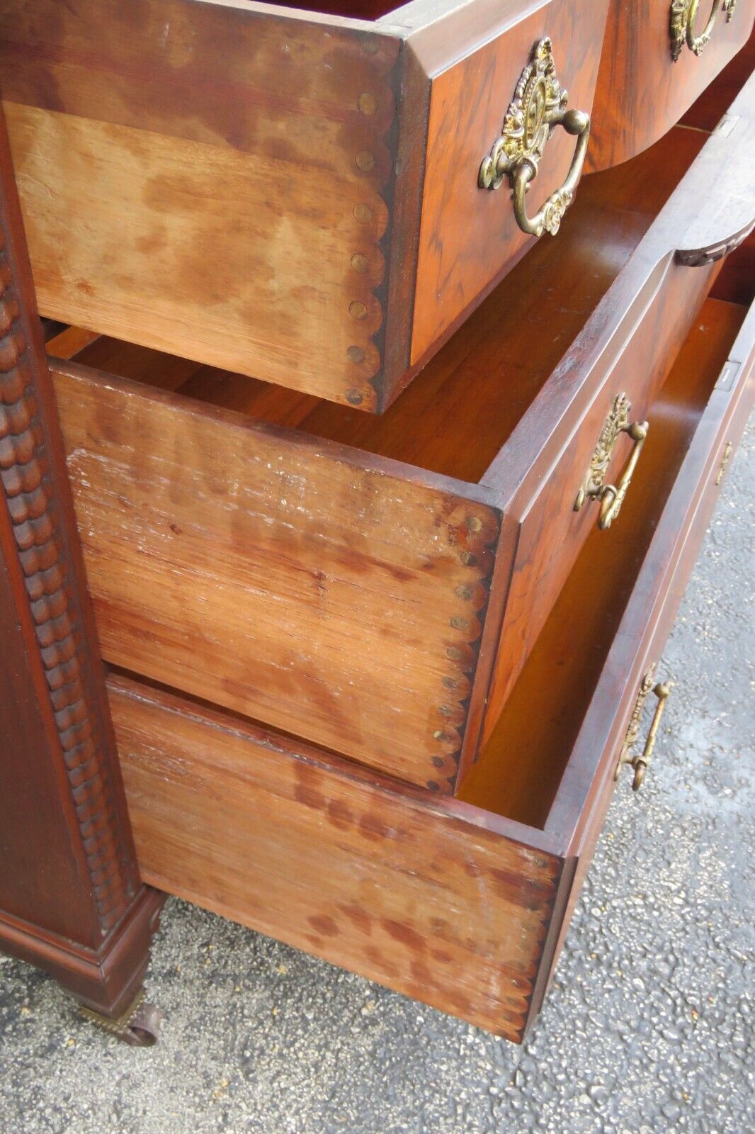 Victorian Late 1800s Marble Top Dresser Washstand Bathroom Vanity Cabinet 2989