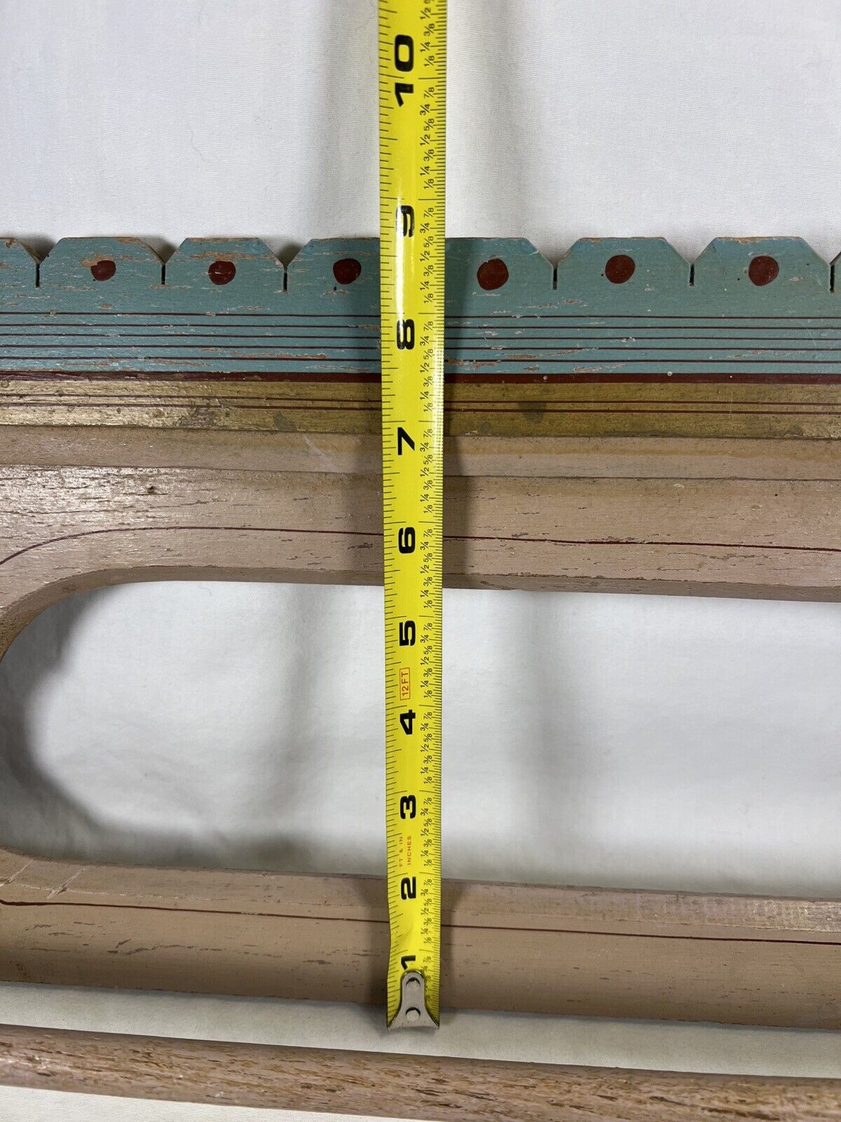 Antique Wooden Towel Bar, Rack 1800’s 24”