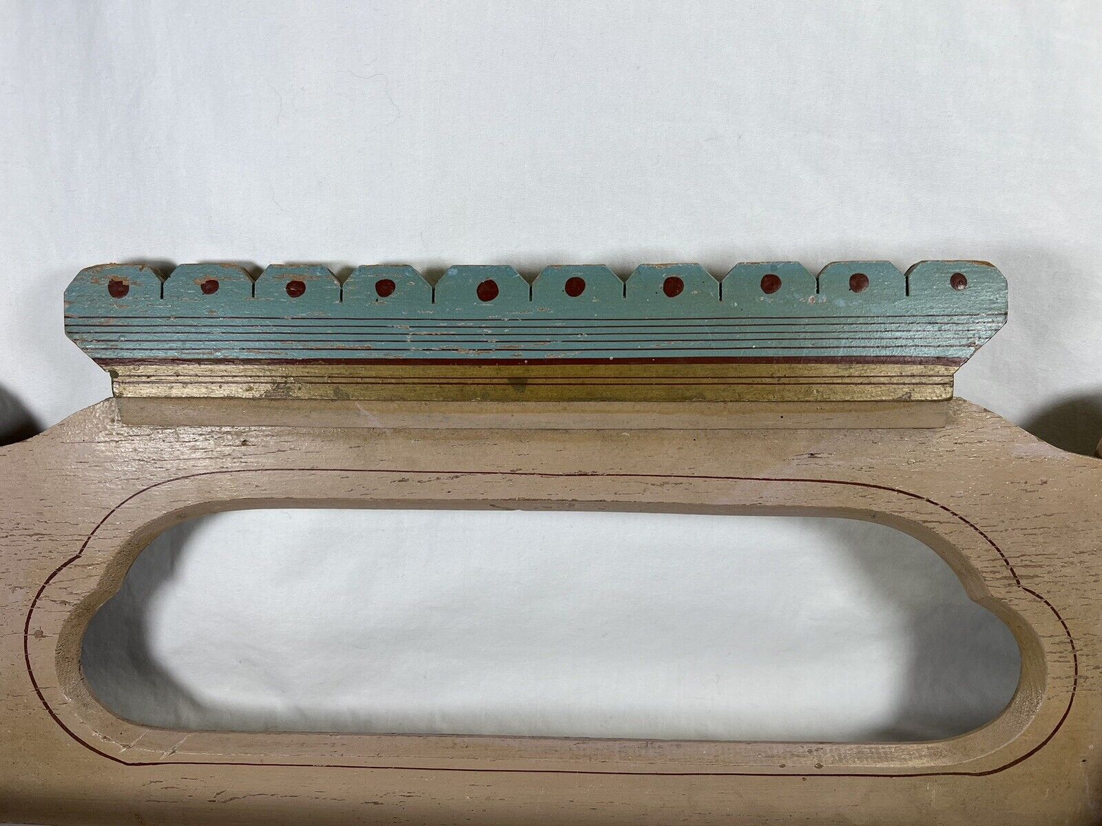 Antique Wooden Towel Bar, Rack 1800’s 24”