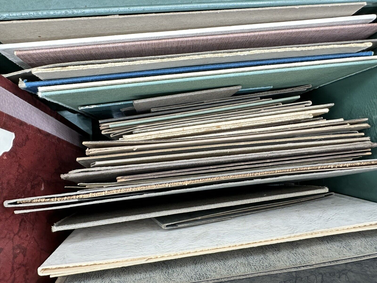 Assorted Antique Cabinet Cards from Late 1800s to 1970s